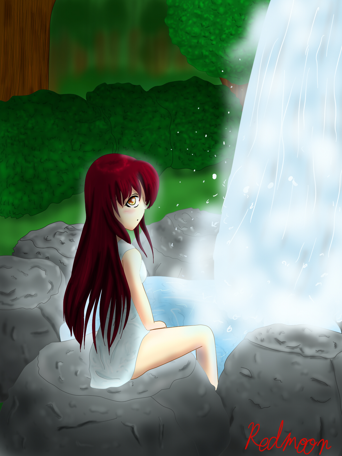 by-the-waterfall